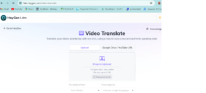 Heygen video translation app